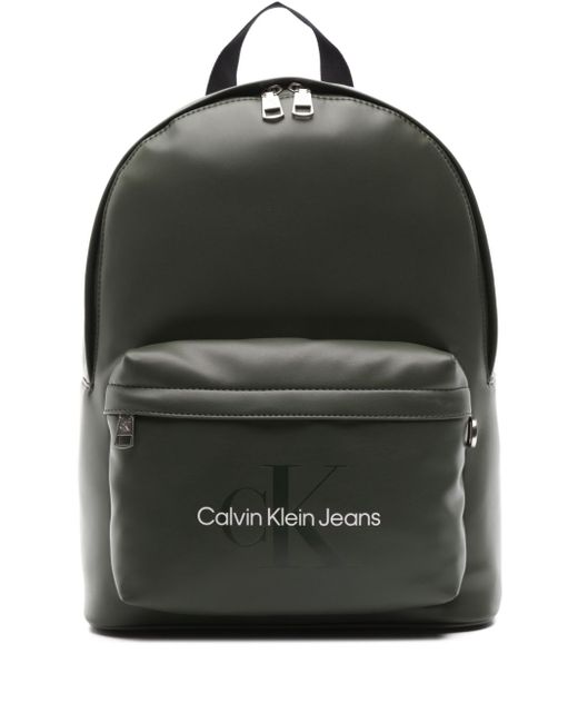 Calvin Klein Jeans logo-print smooth-texture backpack