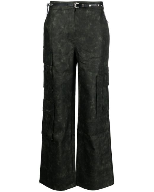 Andersson Bell belted-waist cargo trousers