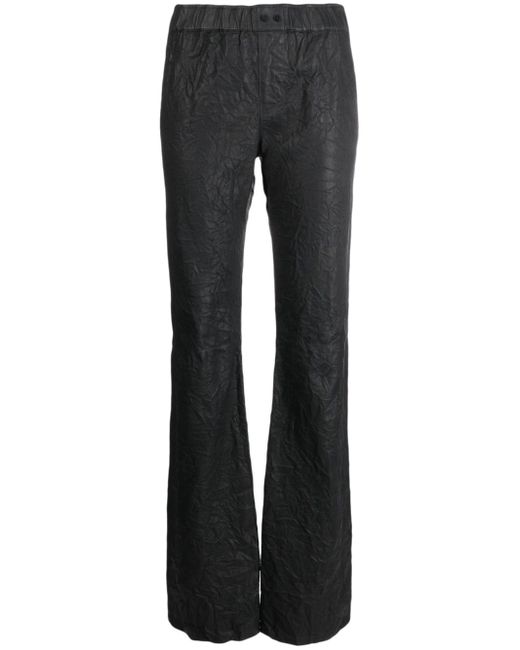 Zadig & Voltaire Pauline crinkled leather trousers