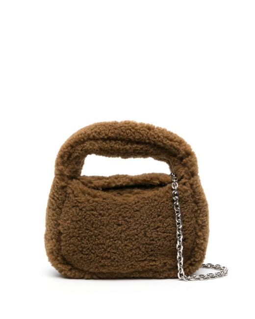 Stand Studio Minnie Fur faux-shearling tote bag