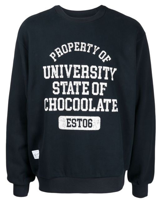Chocoolate logo-print crew-neck sweatshirt
