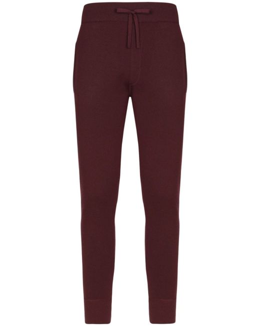Dolce & Gabbana virgin wool-silk tapered trousers