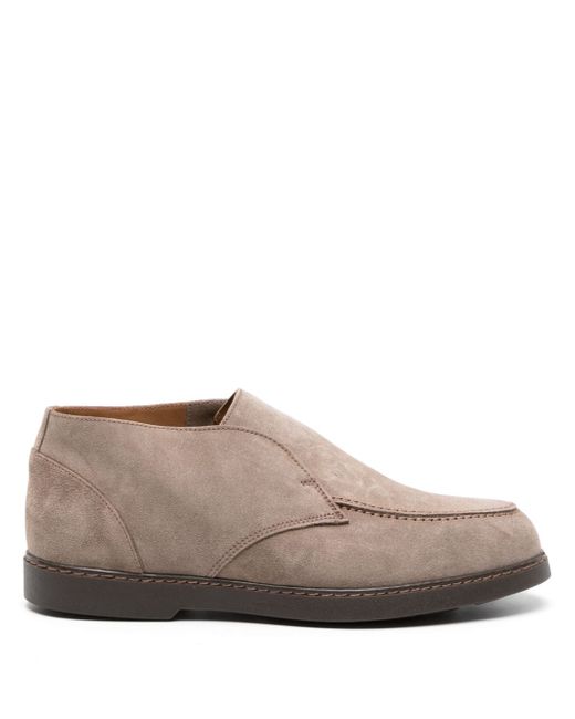 Doucal's slip-on suede loafers