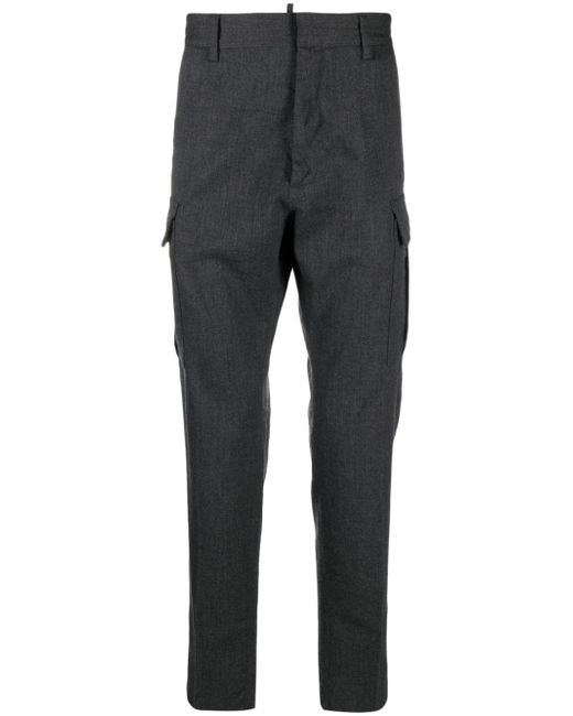 Dsquared2 mid-rise tapered-leg trousers