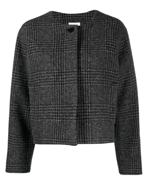 P.A.R.O.S.H. virgin-wool collarless jacket