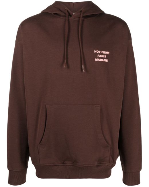 Drôle De Monsieur Le Hoodie slogan-print hoodie