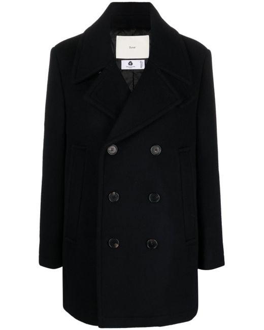 Dunst notched-collar double-breasted coat