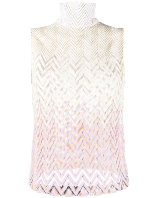 Missoni zig-zag knitted top
