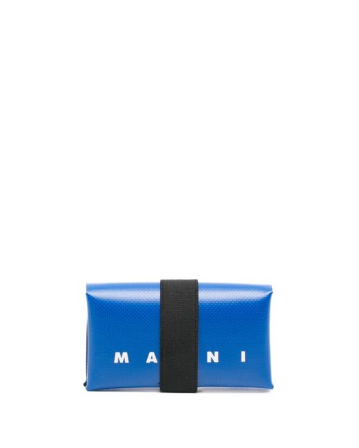 Marni logo-print smooth-grain wallet