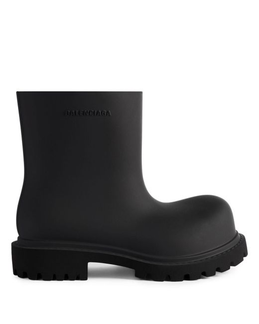 Balenciaga Steroid logo-embossed ankle boots