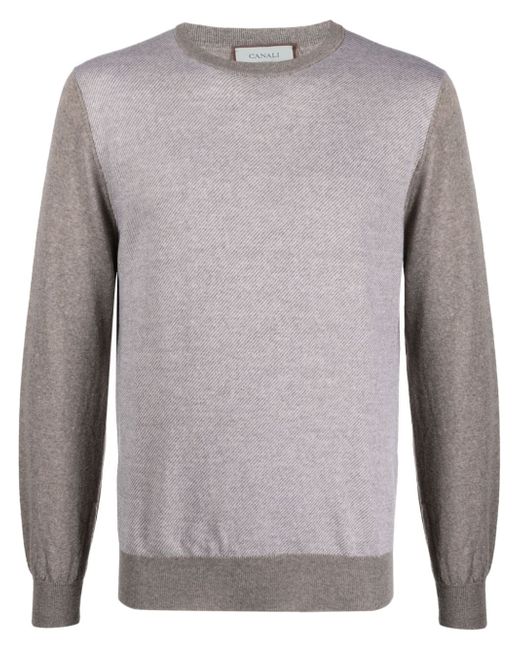 Canali two-tone jumper