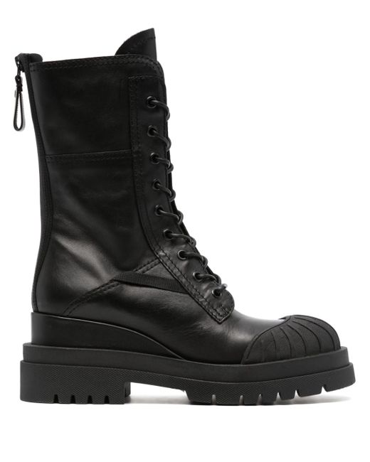 Premiata Yukon lace-up leather boots