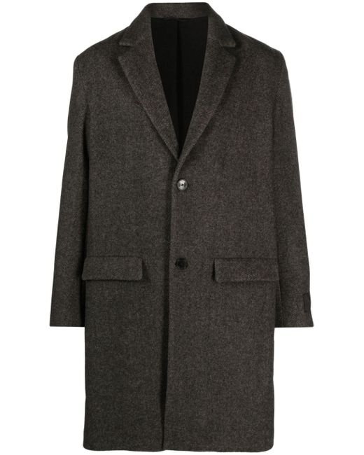 Zadig & Voltaire Mark chevron-knit wool coat