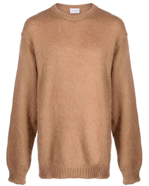 Family First brushed-effect mohair-blend jumper