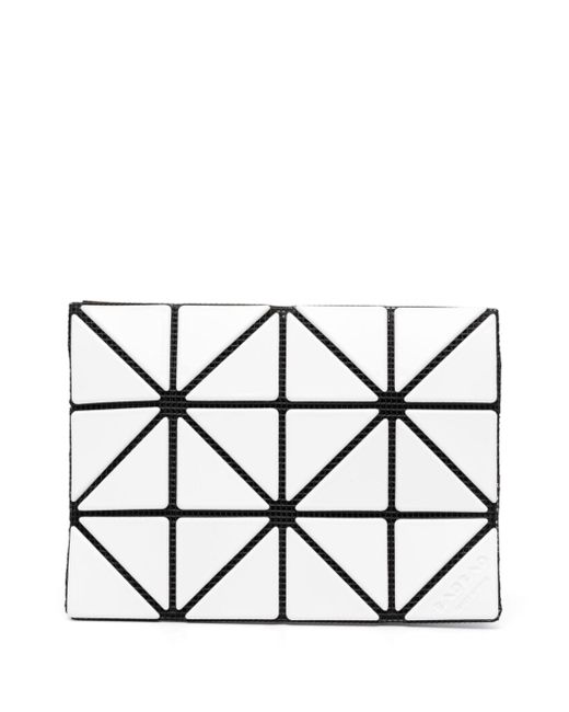 Bao Bao Issey Miyake high-shine geometric-design cardholder
