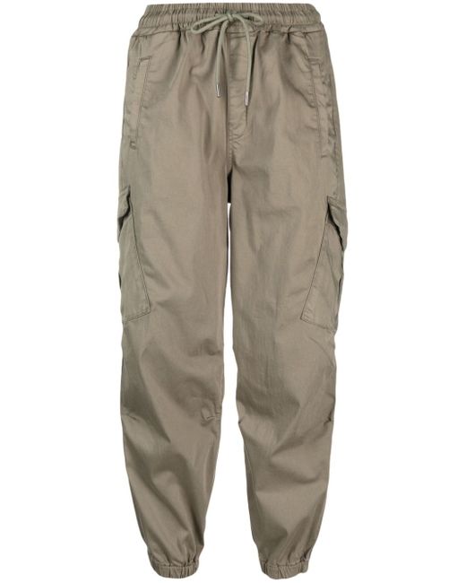 Ag Jeans tapered drawstring cargo trousers