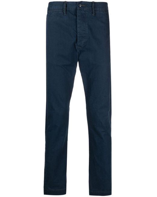Ralph Lauren Rrl herringbone-pattern slim-cut trousers