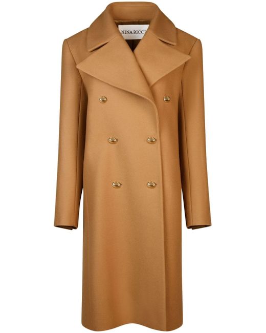 Nina Ricci double-breasted long coat