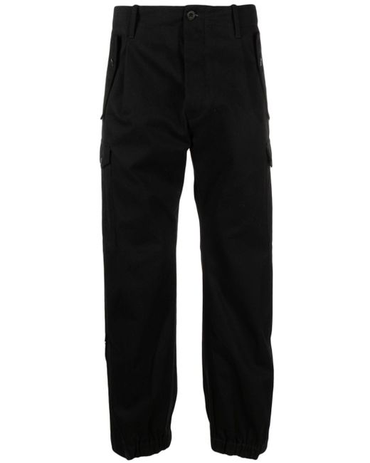 CP Company logo-patch cargo trousers