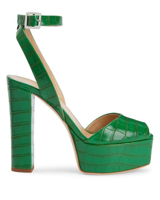 Giuseppe Zanotti Design Betty 120mm crocodile-print sandals