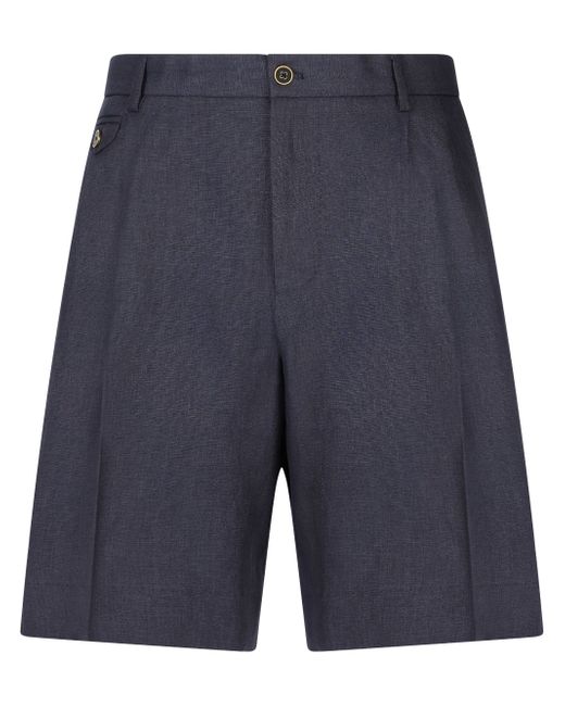 Dolce & Gabbana above-knee linen tailored shorts