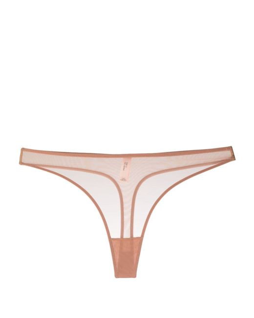 Agent Provocateur Lucky sheer mesh thong