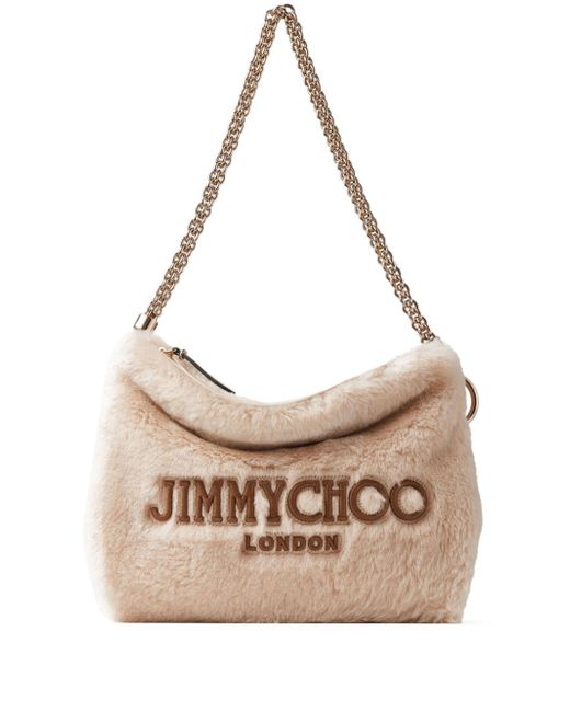 Jimmy Choo Callie faux-fur shoulder bag