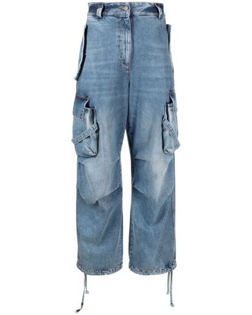 Msgm high-waisted cargo jeans