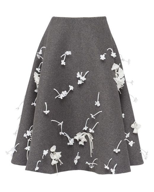 Prada high-waisted A-line skirt