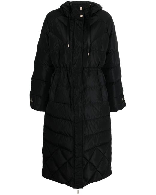 Liu •Jo padded hooded long coat