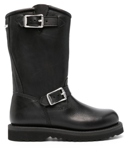 Our Legacy Corral buckle-fastening leather boots