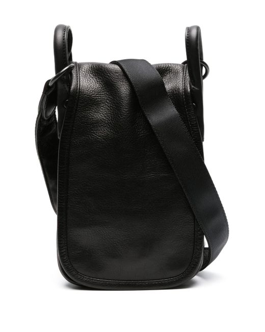 Yohji Yamamoto pebbled leather shoulder bag
