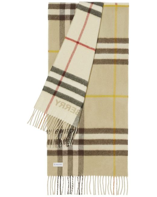 Burberry Contrast Check scarf