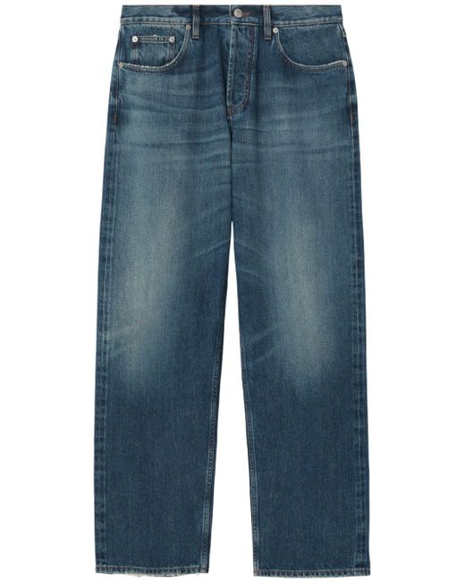 Burberry mid-rise wide-leg jeans