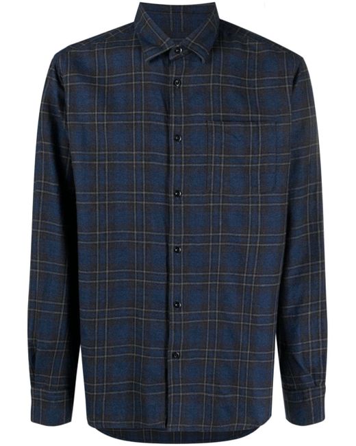 Woolrich long-sleeve checked shirt