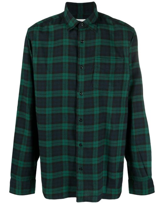 Woolrich checked long-sleeve shirt