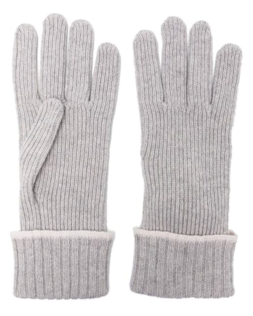 Eleventy contrasting-trim gloves