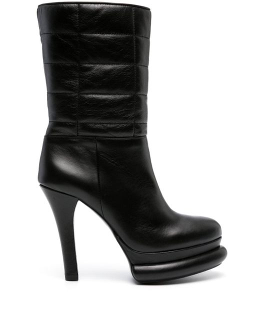 Paloma Barceló 120mm quilted-panel platform boots