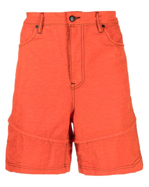 Eckhaus Latta contrast stitching bermuda shorts