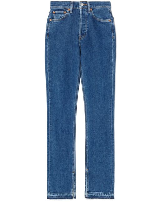 Re/Done high-rise bootcut jeans