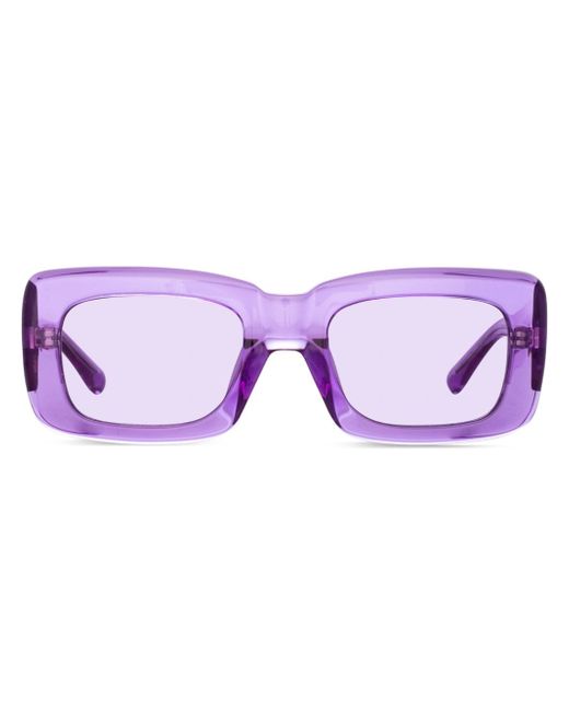 Linda Farrow x rectangle-frame sunglasses