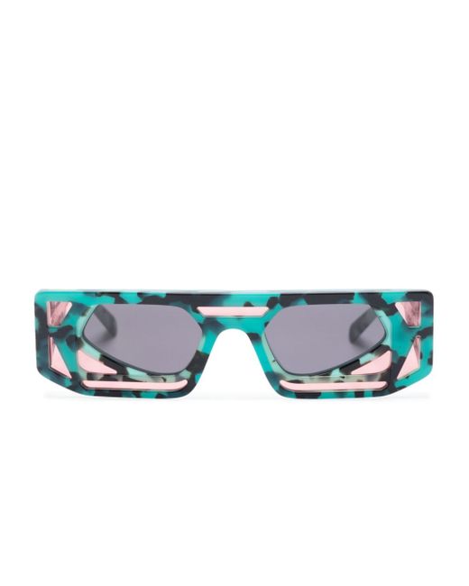 Kuboraum T9 rectangle-frame sunglasses