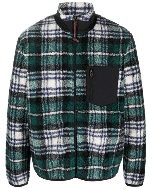 Polo Ralph Lauren zip-up checked fleece jacket