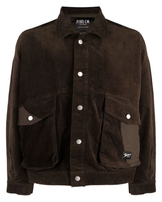 Five Cm buttoned cotton-blend jacket