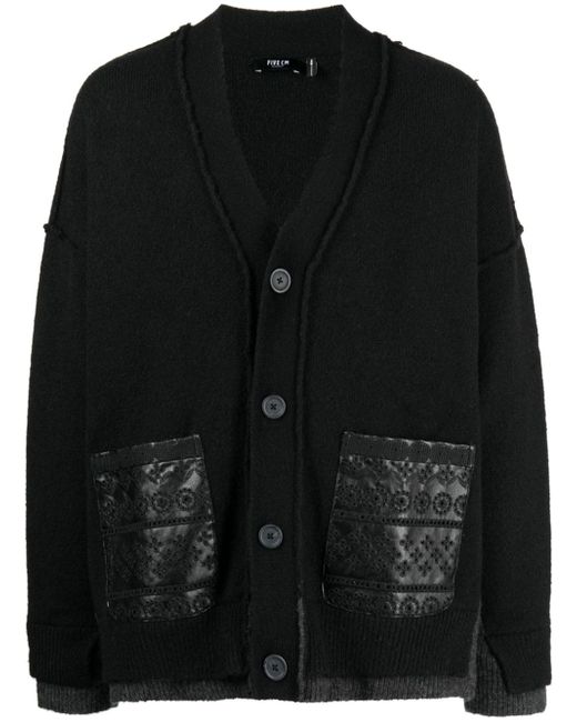 Five Cm embroidered-detail knitted cardigan