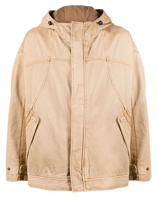 Five Cm hooded cotton jacket