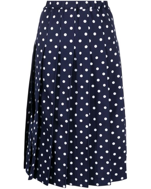 Comme Des Garçons Girl polka-dot pleated skirt