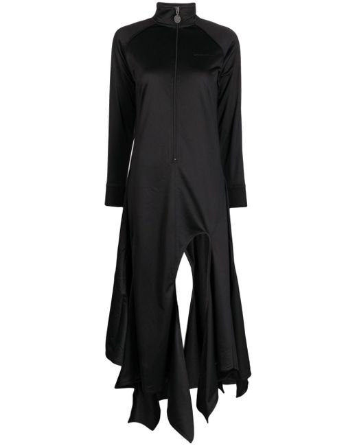 Y / Project asymmetric zip-up dress