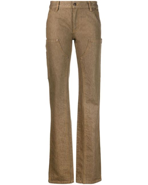 Filippa K panelled straight-leg jeans