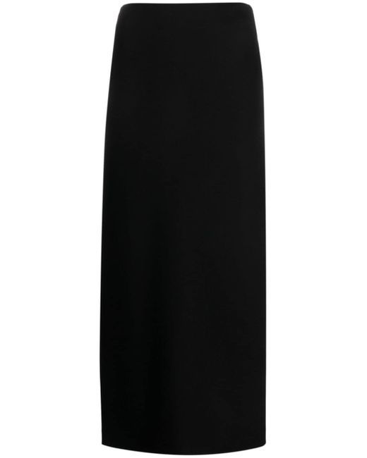 Giorgio Armani mid-rise wool-blend skirt